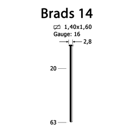 Штифт крепежный 14/38 мм (30/2,5)